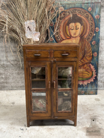 Oud antiek vitrinekastje 147493 verkocht