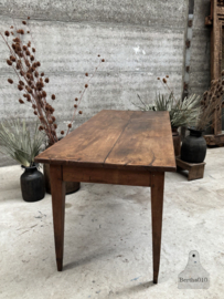Originele ruim 100 jaar oude eiken boerentafel 148212 lengte 180 cm