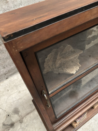 Antieke school laboratorium schuifkast  148121