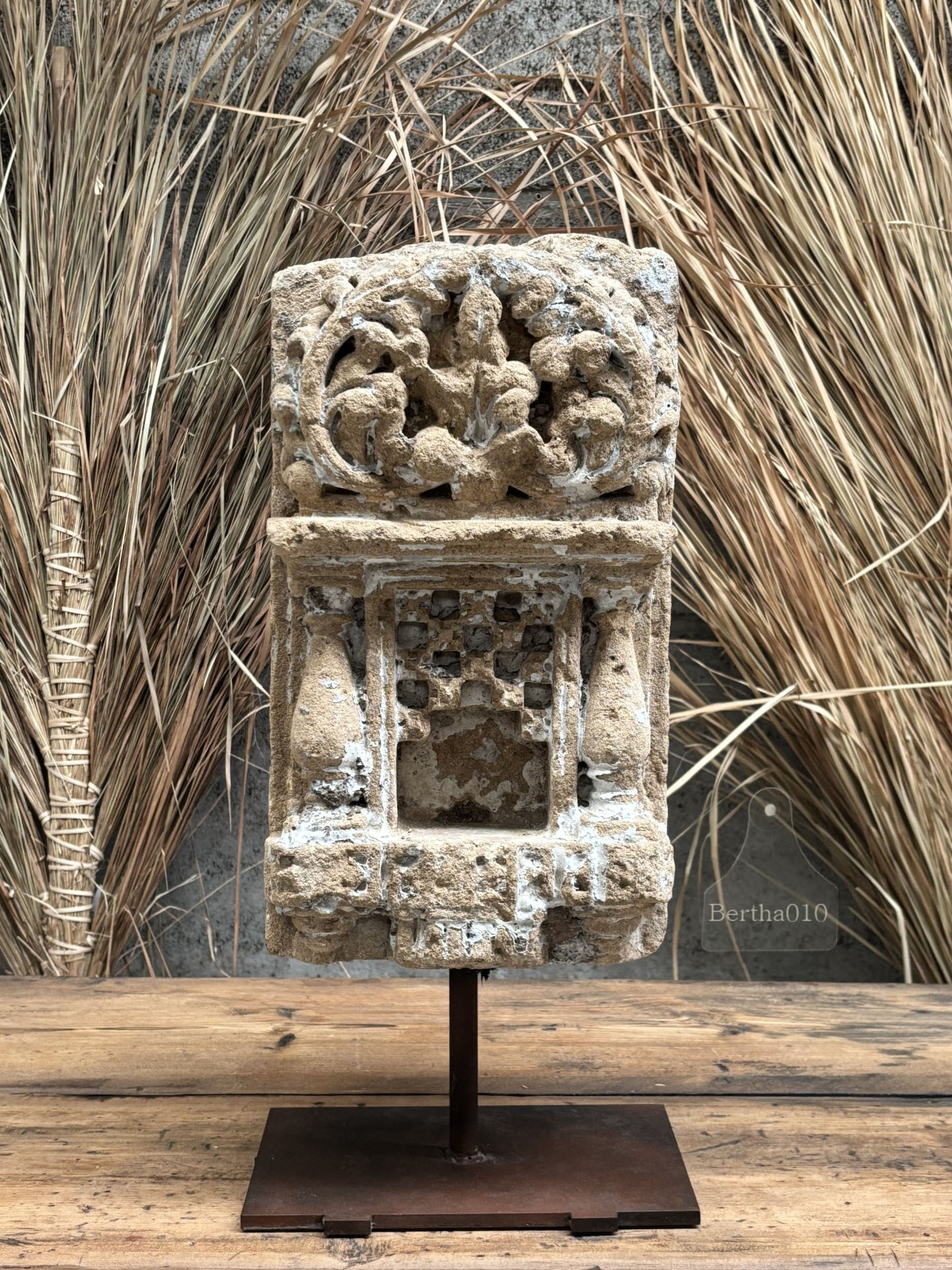 Tempel steen XXL 147416 stenen altaar 64 cm hoog