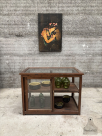 Antieke keukeneiland met marmer werkblad 147866 lengte 126 cm