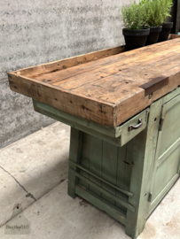 X Keukeneiland oude werkbank 147654