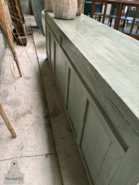 Lang oud Chinees dressoir 148069 lengte 264 cm