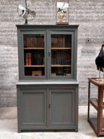 Prachtige compacte eiken schoolkast (jaren '30/'40, Leuven) Topstaat! 148041