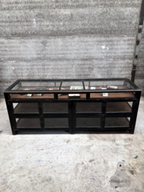 Prachtige antieke toonbank,dressoir van glas (147248) verkocht
