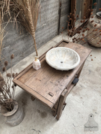 Oude kleine werkbank 147981 lengte 122 cm