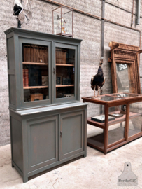 Prachtige compacte eiken schoolkast (jaren '30/'40, Leuven) Topstaat! 148041