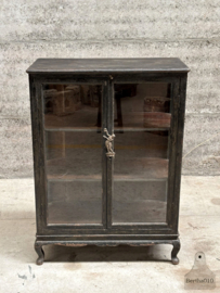 Topstuk. Zeldzaam mooi antiek Art Deco vitrinekastje 147469