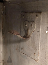 Antieke 1 deurs locker (143395)