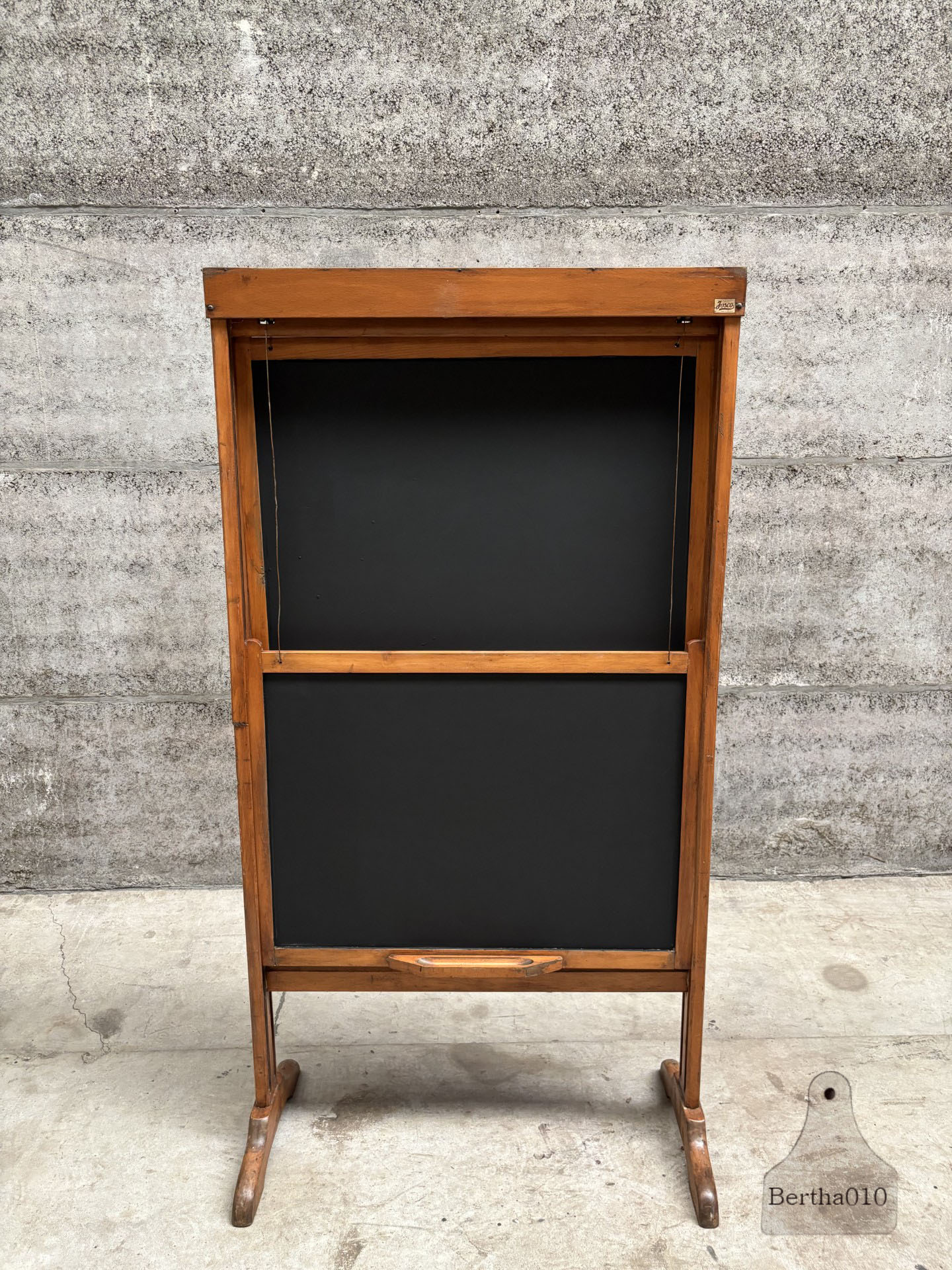 Oud Schoolbord Josco Belgium 150 cm hoog 147576 verkocht