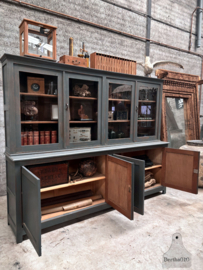Prachtige oude eiken schoolkast (jaren '30/'40, Leuven) Topstaat! 148038