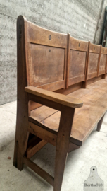 Antieke kerkbank lengte 410 cm 147376 verkocht
