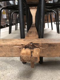 Oude eiken kloostertafel (146350) 233 cm lengte verkocht