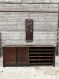 Historische Britse antieke balie Guardian Assuranc Company 263 cm lang 147740