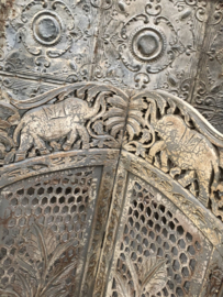 Antiek Art Nouveau kamerscherm – Oosters handgemaakt erfstuk (145033)
