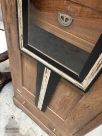 Prachtige Engelse Art Deco vitrinekast jaren 1920 1930 147825