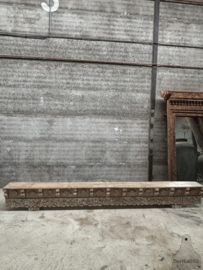 Oosterse XXL zware houten houtsnijwerk dressoir 147827 370 cm