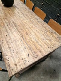 Antieke boerentafel 256 cm lang (147308) verkocht