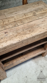 Kleine oude werkbank 147356 lengte 124 cm verkocht