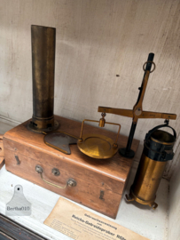 Zeldzame vondst, complete antieke Duitse graanmeter en weegset uit de jaren '30! (148040)