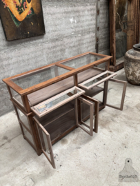 Authentieke antieke winkelvitrine  toonbankkast 147853