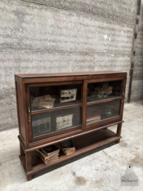 Antieke school laboratorium schuifkast  148121