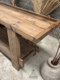 Oude Franse werkbank 147936 lengte 225cm