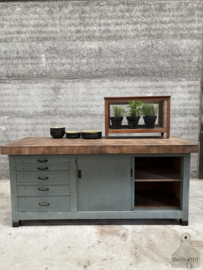 Oude werkbank toonbank keukeneiland 147658
