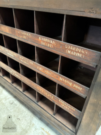 Historische Britse antieke balie Guardian Assuranc Company 263 cm lang 147740