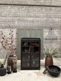 Originele oude glazen apothekerskast 148084