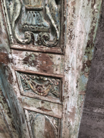 Oude poort turquoise groen (145484) verkocht