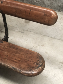 Antieke originele parkbank 276 cm lang (146233) verkocht