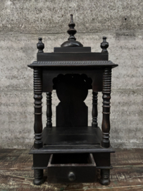 Handgesneden authentieke houten tempel uit India altaar 147687 middelste