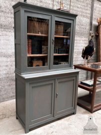 Prachtige compacte eiken schoolkast (jaren '30/'40, Leuven) Topstaat! 148041