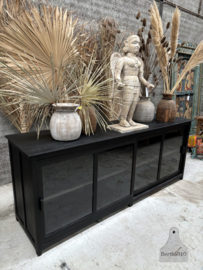 Prachtig grote oude toonbank keukeneiland dressoir (146867) lengte 249 cm