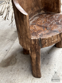 Antieke  Naga stoel uit Nagaland Naga chair 147478