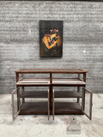 Authentieke antieke winkelvitrine  toonbankkast 147853