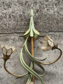 Originele Italiaanse wandlampen Banci Firenze parelmoer bloemen 147969