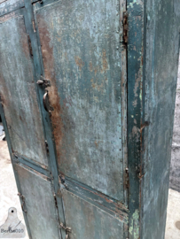 Bijzonder hoge oud kast met prachtige patina (146606) 268 cm hoog verkocht