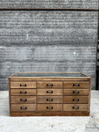 Unieke oude toonbank, vitrinekast dressoir (146841) verkocht