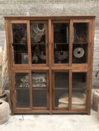 Oud Engelse vitrinekast XL (145516) verkocht