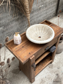 Oude kleine werkbank 147980 lengte 83 cm