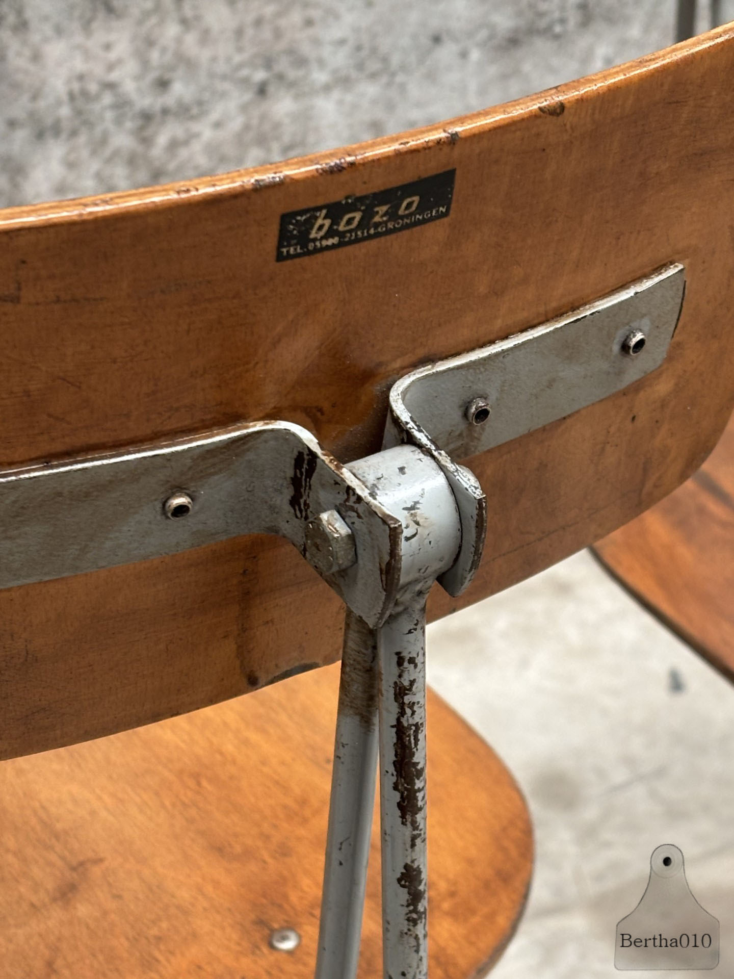 Set van 3 vintage Bozo bureaustoelen deel 1 147562