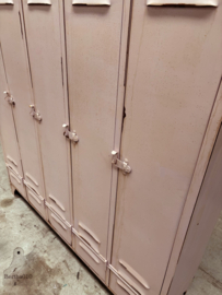Industriële roze locker 5 deurs 147731