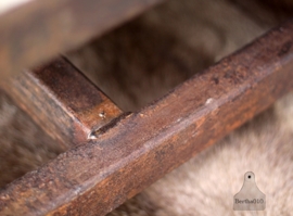 Stoere industriële salontafel (131701) verkocht