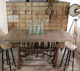 Hoge industriële tafel (134646) verkocht