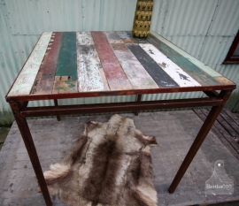 Hoge industriele tafel (130757)....verkocht
