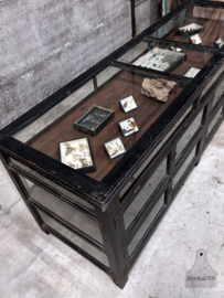 Prachtige antieke toonbank,dressoir van glas (147248) verkocht