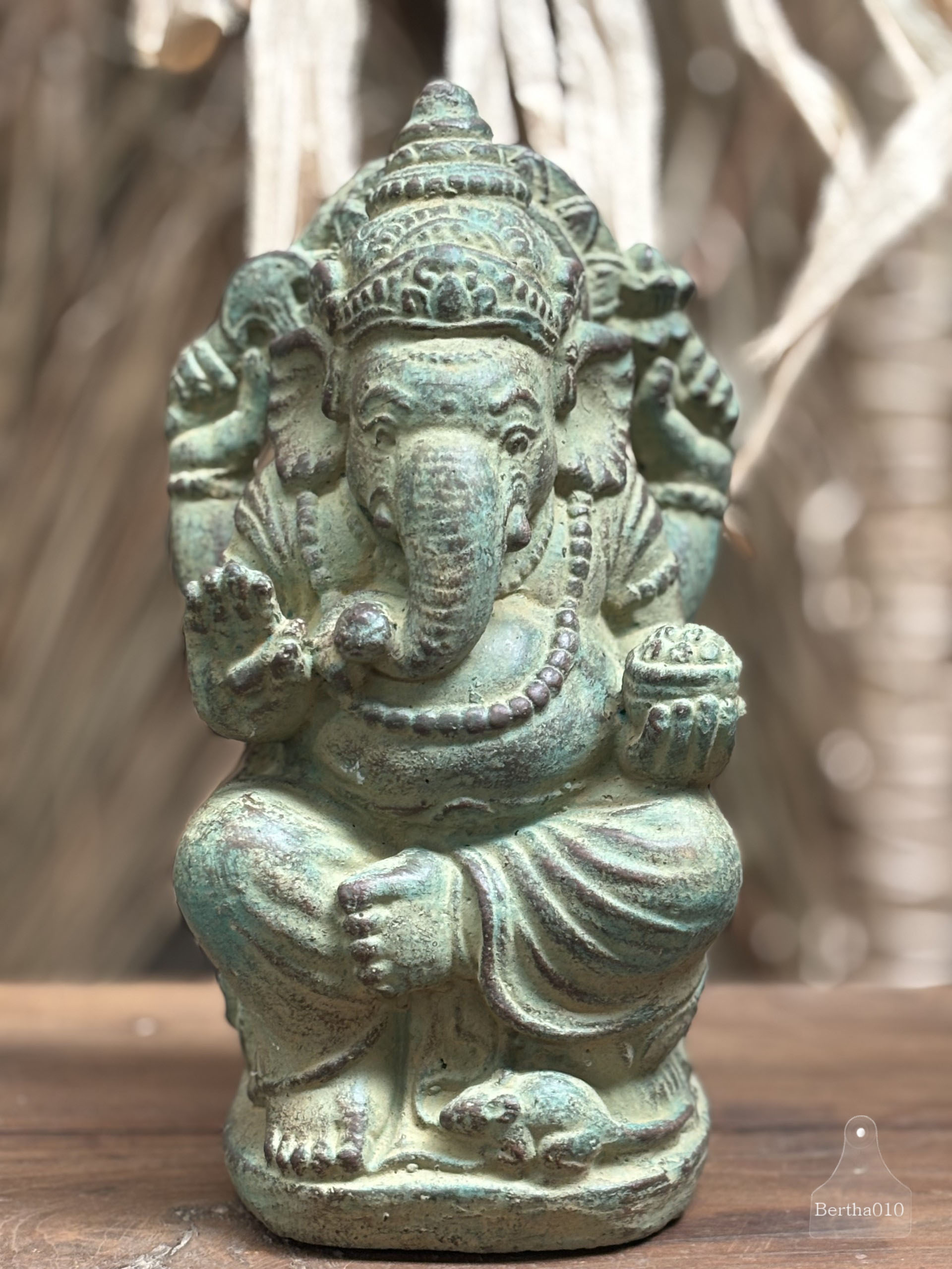 Stenen beeld Ganesha 28 cm hoog 147508