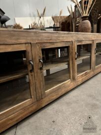 Iconische toonbank uit de jaren 40 van 356 cm lang keukeneiland dressoir 147821a verkocht